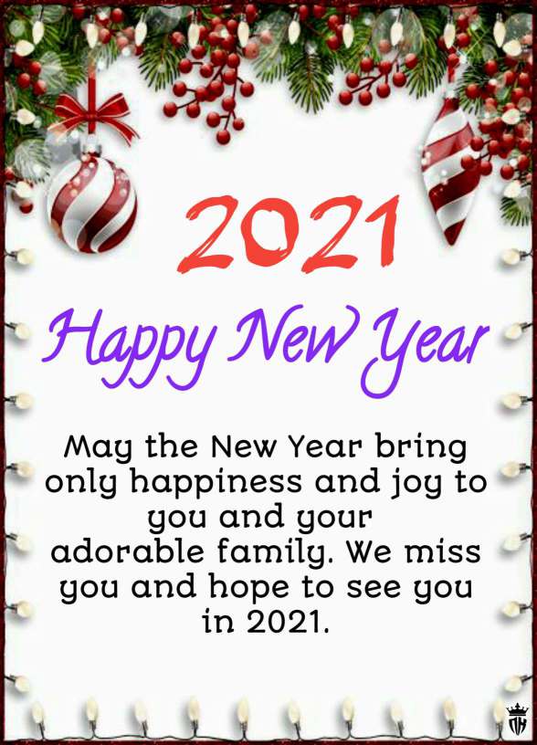 Happy new year wishes quotes 2021