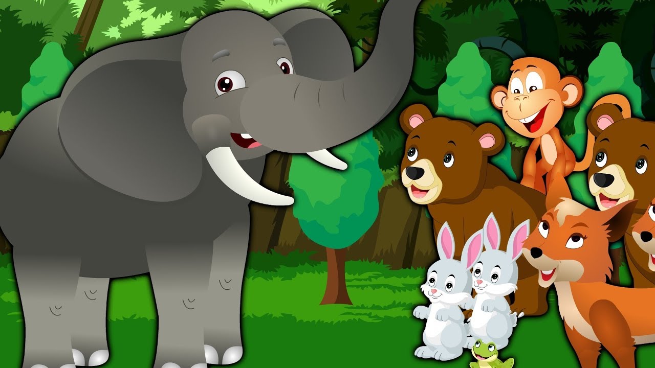 The Story Of The Elephant And His Friends: