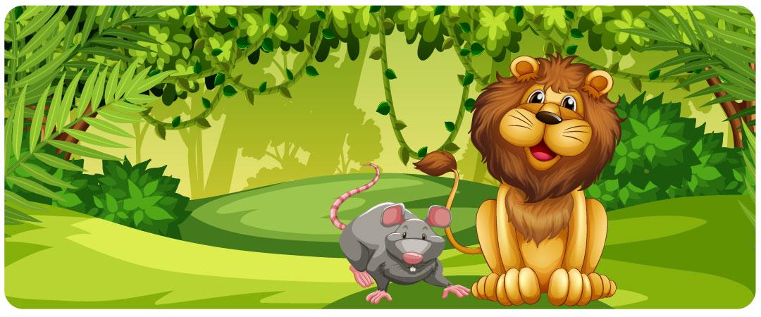 The Story Of The Lion and The Mouse: