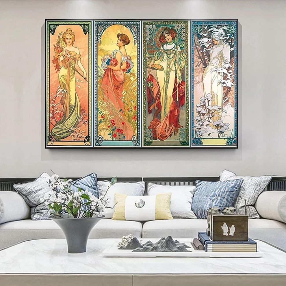 Alphonse Mucha's Paintings as A Home Decor