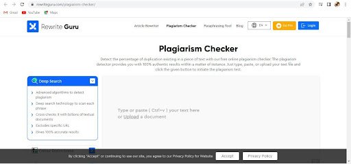 Rewrite Guru- Plagiarism Checker: