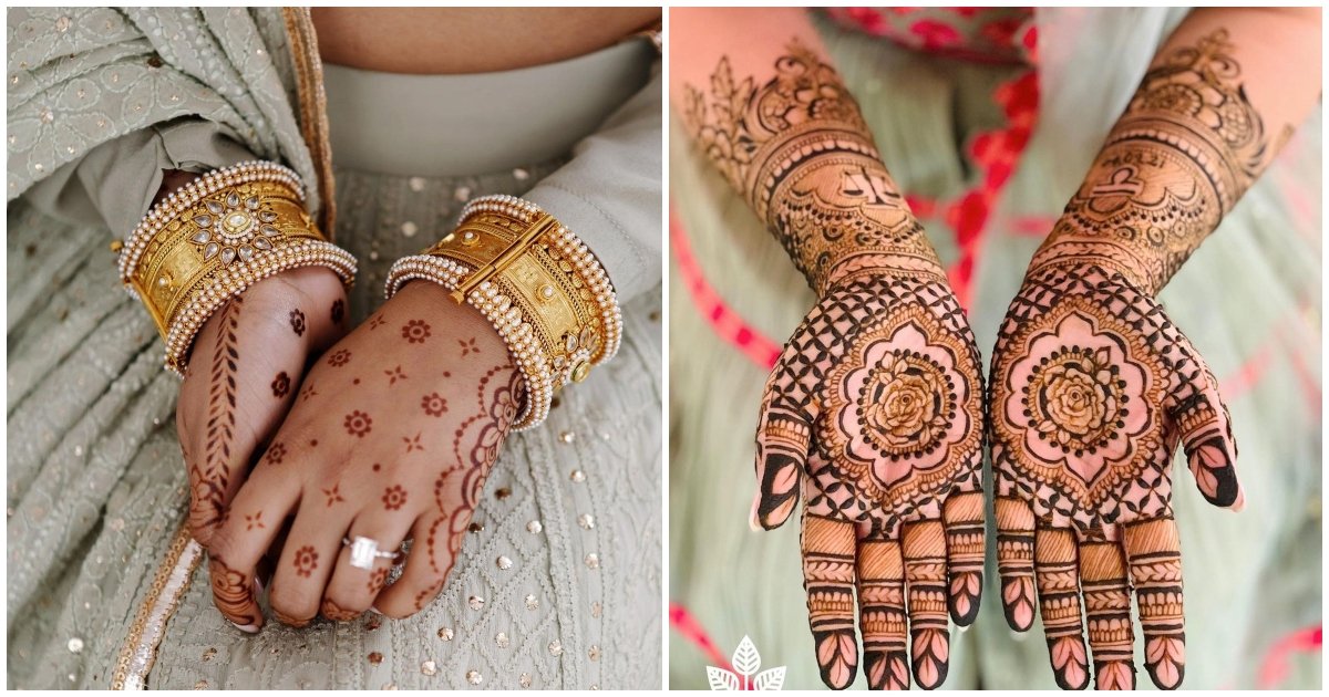Traditional Design Of Mehndi