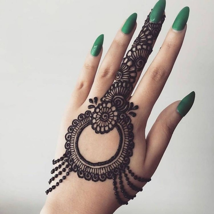 Jewelry Finger Mehndi Designs