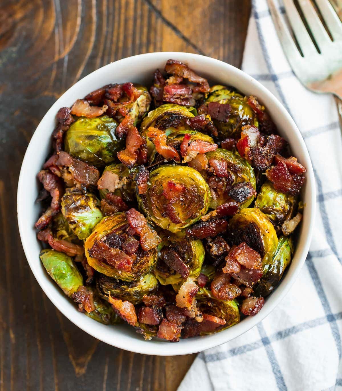 Maple Bacon Brussels Sprouts