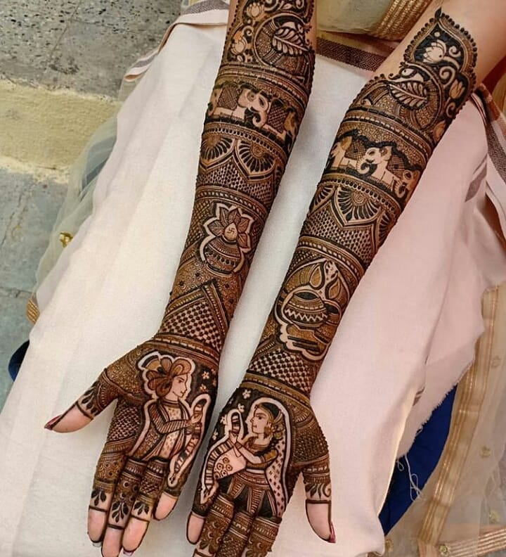 Lovely and Simple Henna Mehndi Plan
