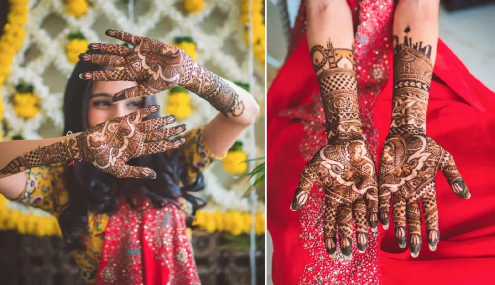 Full Hand Mehndi Design For Bride