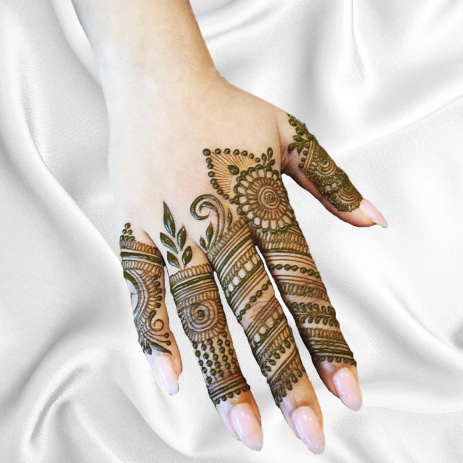 Traditional Bridal Finger Mehndi Designs