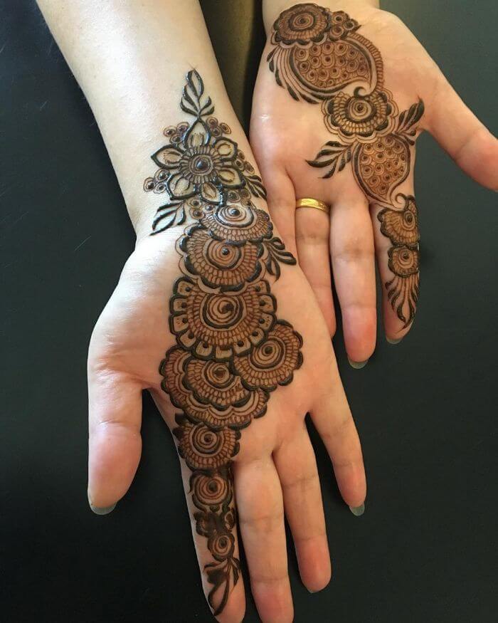 Arabic Mehndi Designs For Front Hand
