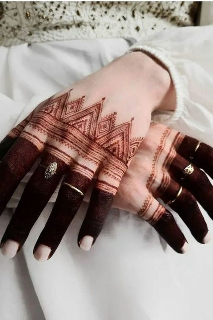 Simple Finger Mehndi Designs