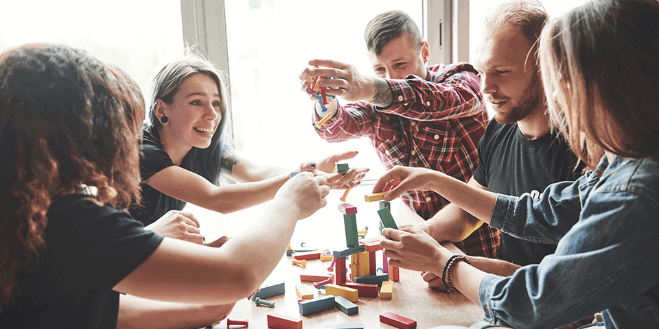 Group activities for team-building and socializing